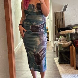 Strapless Bodycon 12th Tribe Dress